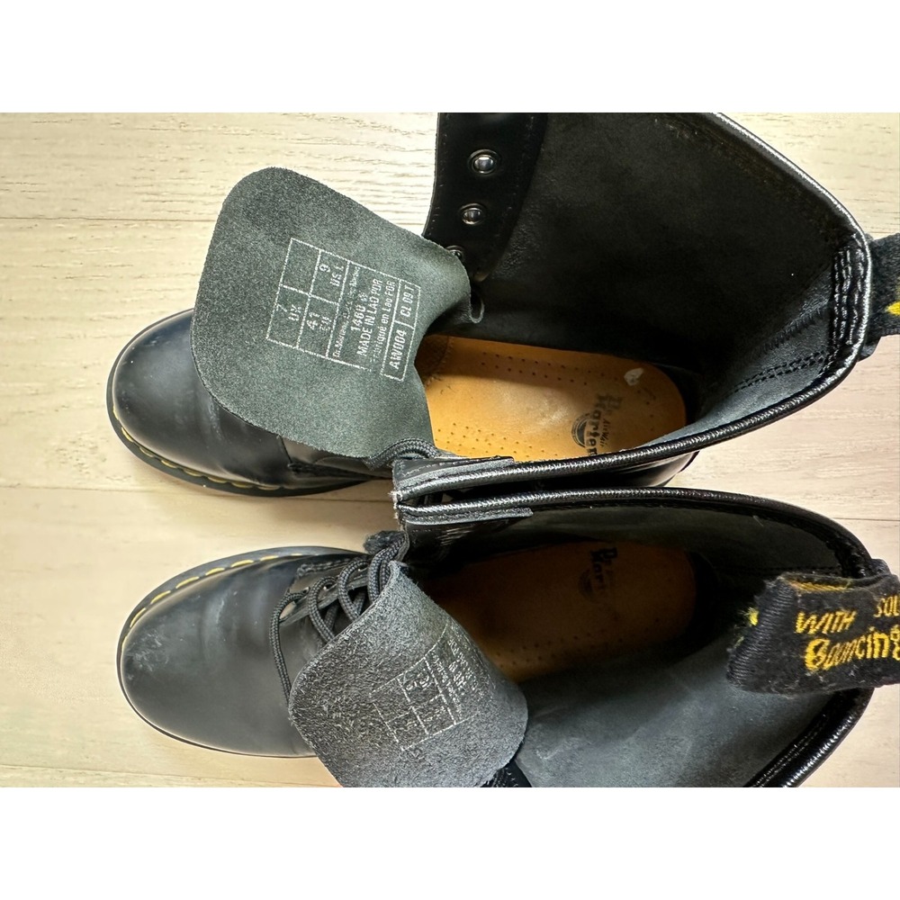 Doc Martens Combat Boots Leather 1460 Lug Sole Workwear Alt Lace Up US 9 EU 41 - Picture 11 of 11